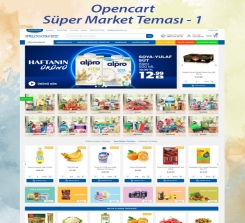 Opencart Süpermarket Teması