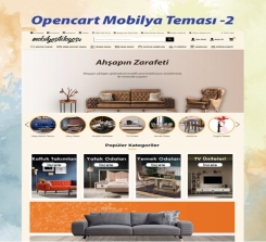 Opencart Mobilya Teması -2