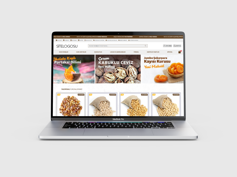 Opencart Kuruyemiş Teması V2