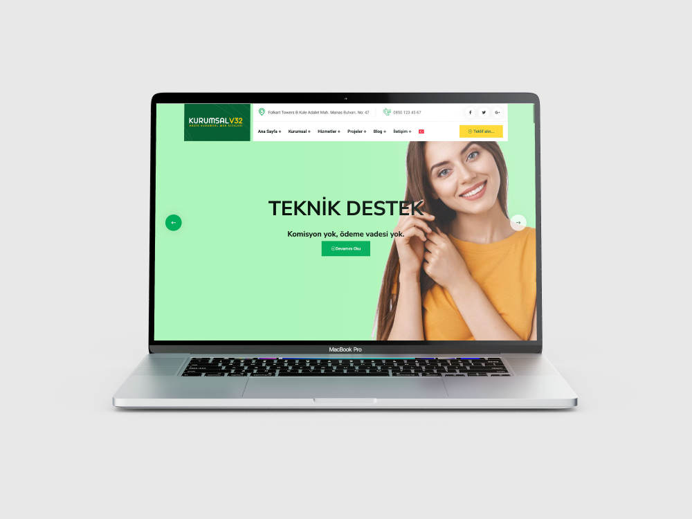 Kurumsal V32 (Tüm Sektörlere Uygundur)