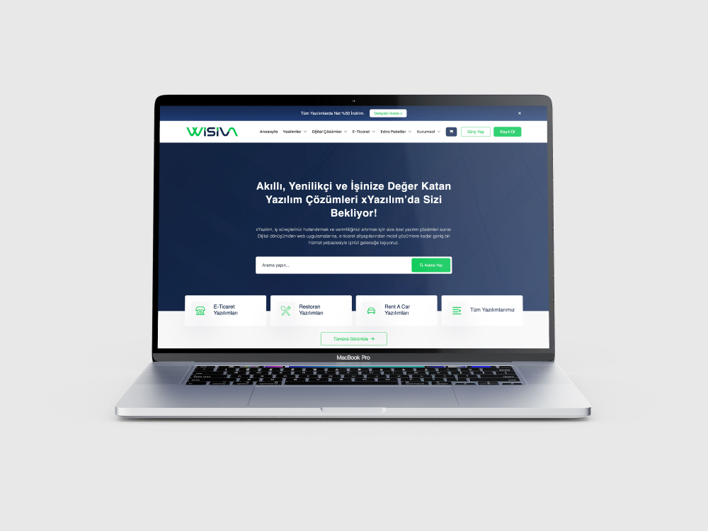 Yazılım Satış Teması