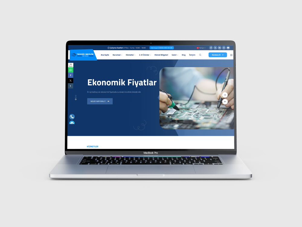 Teknik Servis V2 (Yeni Dil Sistemli)