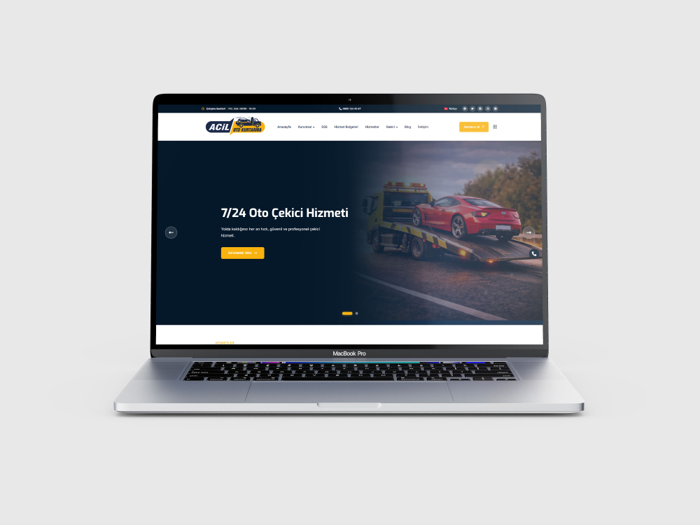 Oto Çekici Yazılımı | Çekici & Yol Yardım Scripti