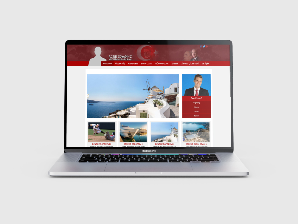 MHP Aday Tanıtım Sitesi