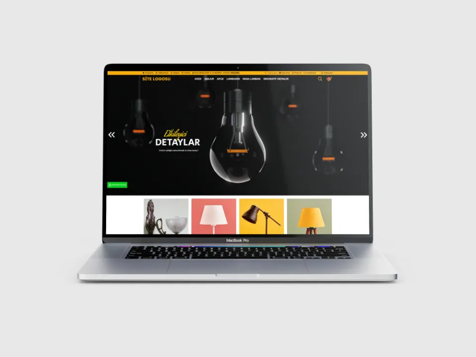 Opencart Avize ve Aydınlatma Teması v1