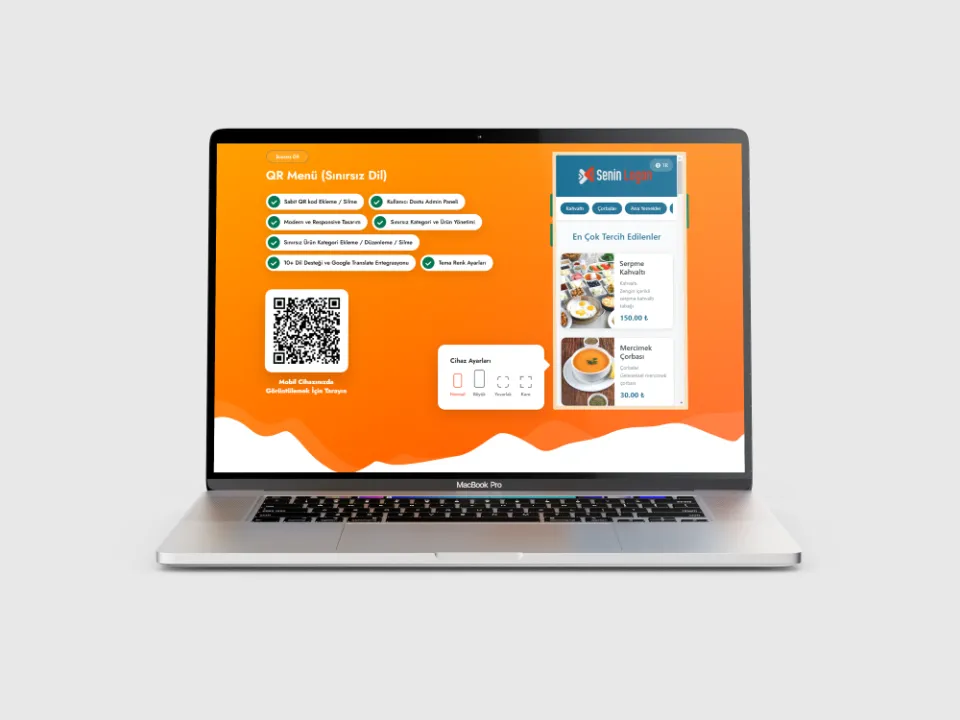 QR Menu Scripti V1 QR Kod Sistemli